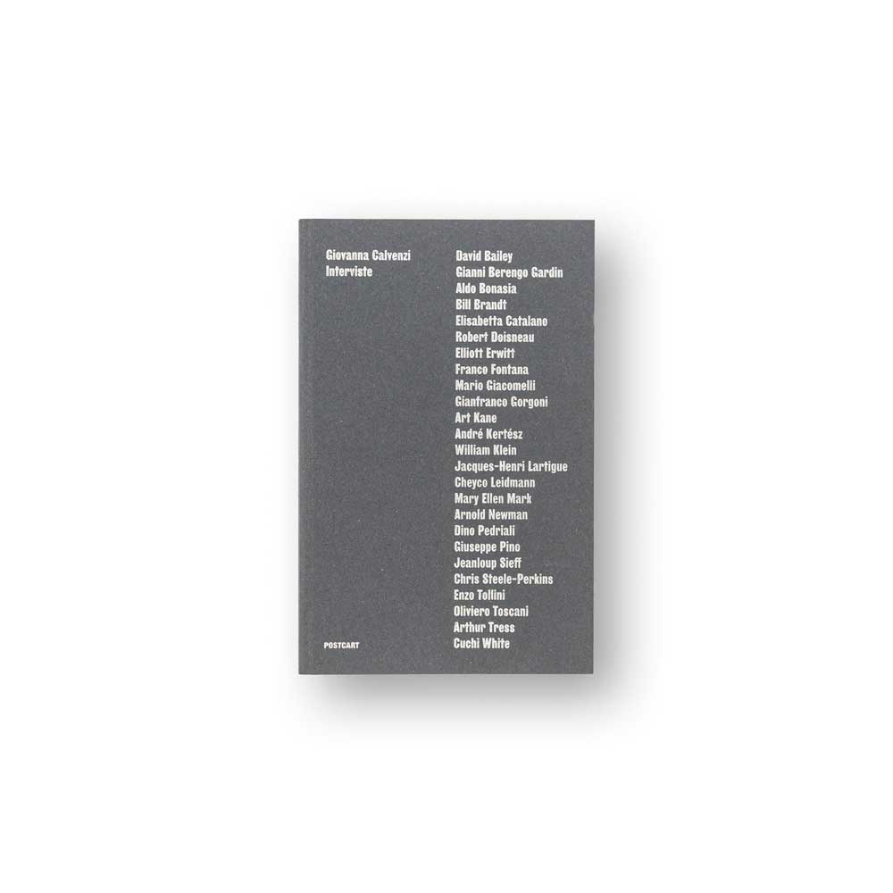 Interviste Giovanna Calvenzi black cover