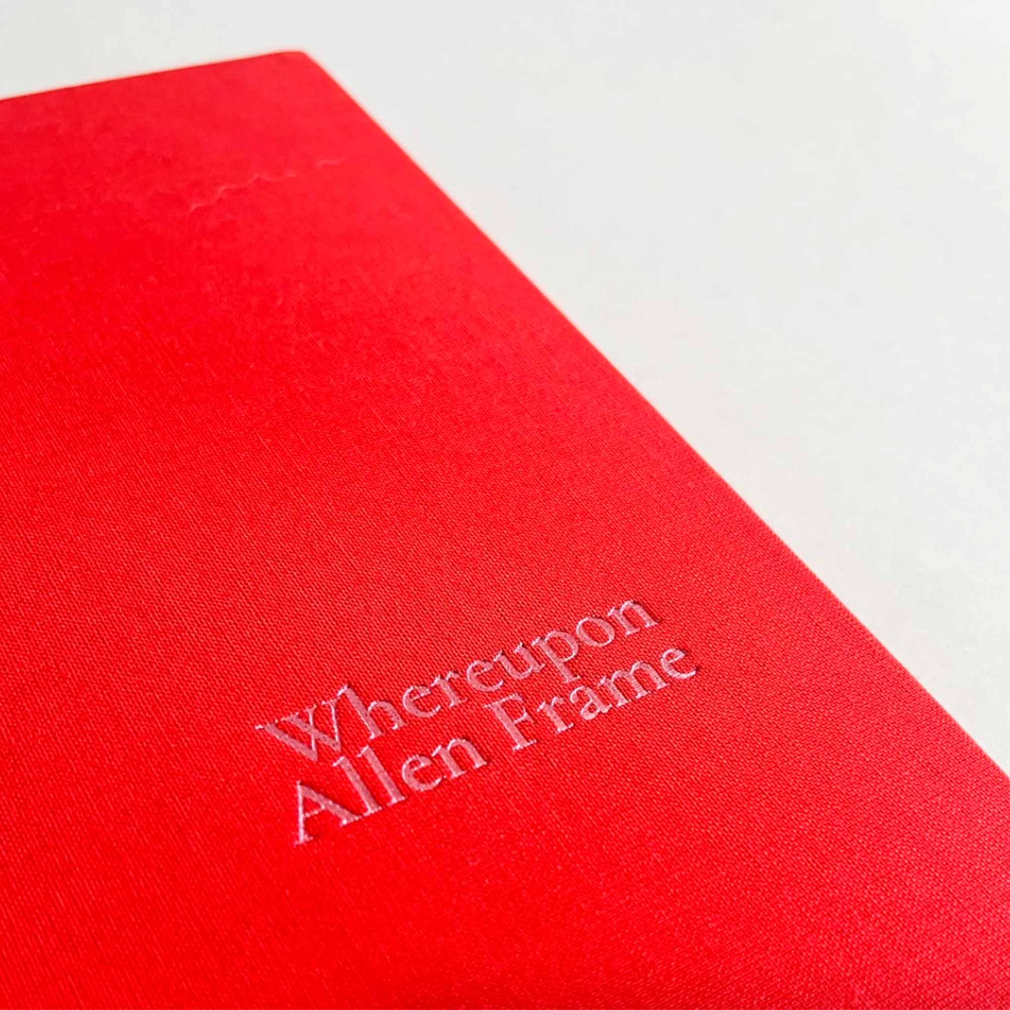 Whereupon di Allen Frame pubblicato da Palermo publishing